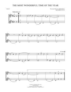 The Most Wonderful Time Of The Year von George Wyle (Download) 