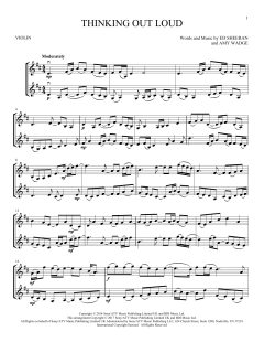 Thinking Out Loud von Ed Sheeran (Download) 