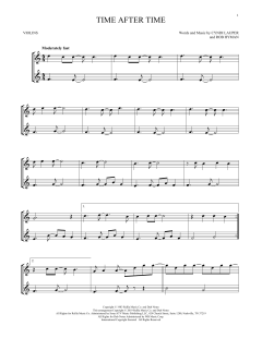 Time After Time von Cyndi Lauper (Download) 