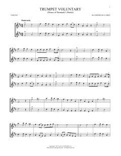 Trumpet Voluntary von Jeremiah Clarke (Download) 