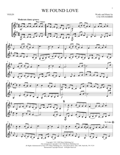 We Found Love von Calvin Harris (Download) 