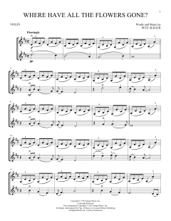 Where Have All The Flowers Gone? von Pete Seeger (Download) 