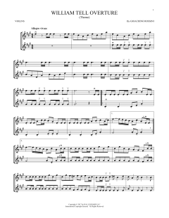 William Tell Overture von G. Rossini (Download) 