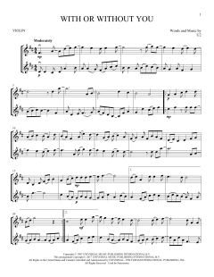 With Or Without You von U2 (Download) 