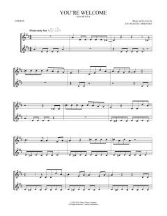 You're Welcome von Lin-Manuel Miranda (Download) 