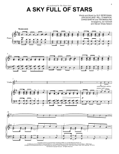 A Sky Full Of Stars von Coldplay (Download) 