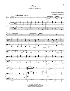 Agony von Stephen Sondheim (Download) 