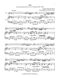 Air von Johann Sebastian Bach (Download) 