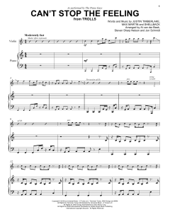 Can't Stop The Feeling von Justin Timberlake (Download) 