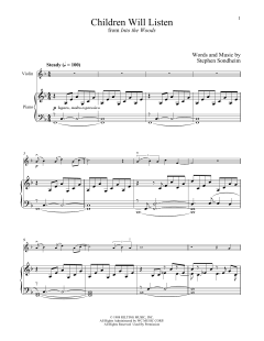 Children Will Listen von Stephen Sondheim (Download) 