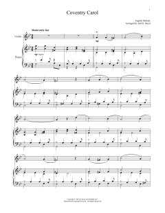 Coventry Carol von Traditional Carol (Download) 
