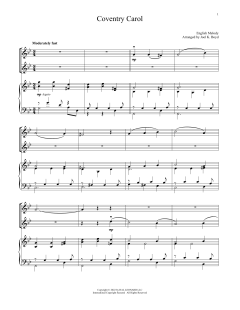 Coventry Carol von Traditional Carol (Download) 