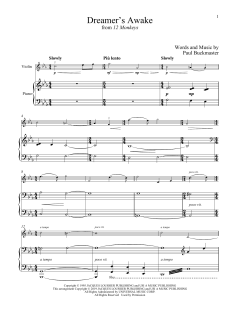 Dreamer's Awake von Paul Buckmaster (Download) 