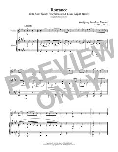 Eine Kleine Nachtmusik von Wolfgang Amadeus Mozart (Download) 