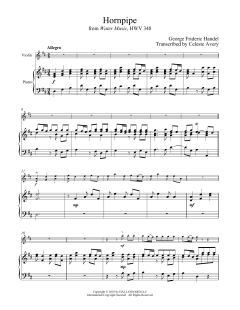 Hornpipe von George Frideric Handel (Download) 