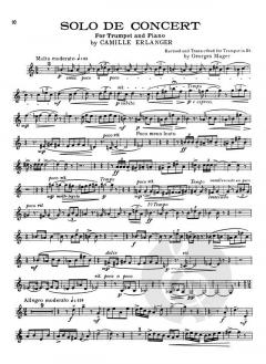 9 Grand Solos De Concert von Georges Hüe 