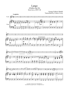 Ombra Mai Fu von George Frideric Handel (Download) 