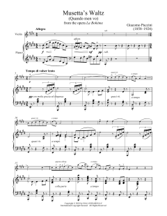 Quando Men Vo von Giacomo Puccini (Download) 