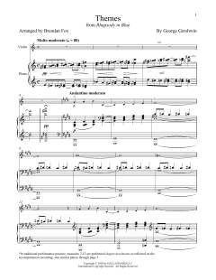 Rhapsody In Blue von George Gershwin (Download) 