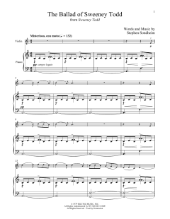 The Ballad Of Sweeney Todd von Stephen Sondheim (Download) 