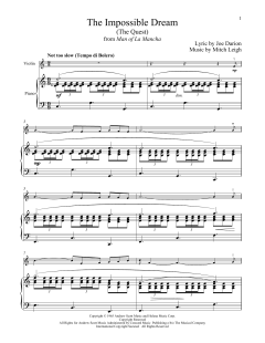 The Impossible Dream von Mitch Leigh (Download) 