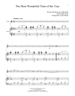 The Most Wonderful Time Of The Year von George Wyle (Download) 