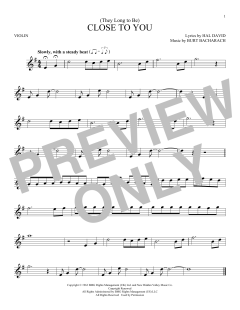 (They Long To Be) Close To You von The Carpenters (Download) 