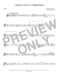 A Holly Jolly Christmas von Johnny Marks (Download) 