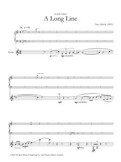 A Long Line von Nico Muhly (Download) 