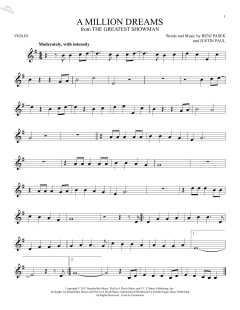 A Million Dreams von Benj Pasek (Download) 