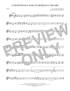 A Nightingale Sang In Berkeley Square von Eric Maschwitz (Download) 