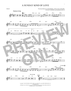 A Sunday Kind Of Love von Etta James (Download) 