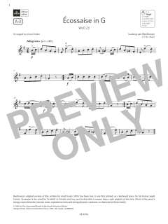 Écossaise in G, WoO 23 von Ludwig van Beethoven (Download) 
