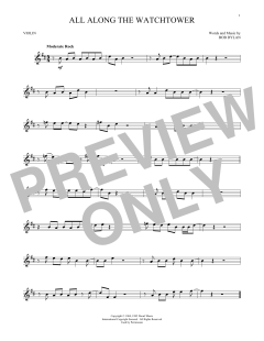 All Along The Watchtower von Bob Dylan (Download) 