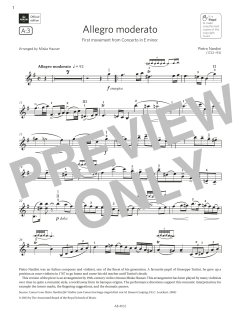 Allegro moderato von Pietro Nardini (Download) 