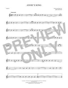 Annie's Song von John Denver (Download) 