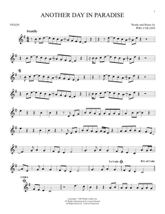 Another Day In Paradise von Phil Collins (Download) 