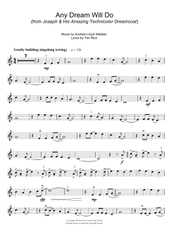 Any Dream Will Do von Andrew Lloyd Webber (Download) 