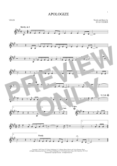 Apologize von OneRepublic (Download) 