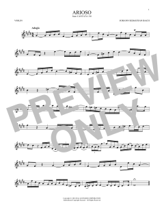 Arioso von Johann Sebastian Bach (Download) 