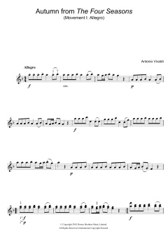 Autumn von Antonio Vivaldi (Download) 