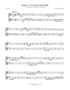 Baby, It's Cold Outside von Frank Loesser (Download) 