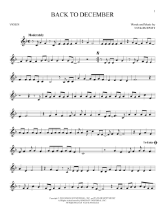 Back To December von Taylor Swift (Download) 