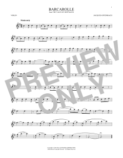 Barcarolle von Jacques Offenbach (Download) 