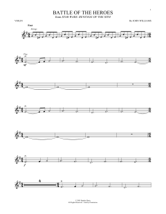 Battle Of The Heroes von John Williams (Download) 