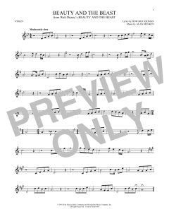 Beauty And The Beast von Alan Menken (Download) 