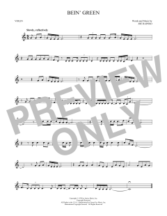 Bein' Green von Joe Raposo (Download) 