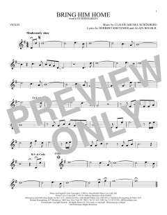 Bring Him Home von Alain Boublil (Download) 