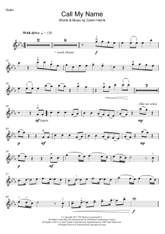 Call My Name von Calvin Harris (Download) 