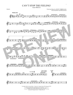 Can't Stop The Feeling! von Justin Timberlake (Download) 